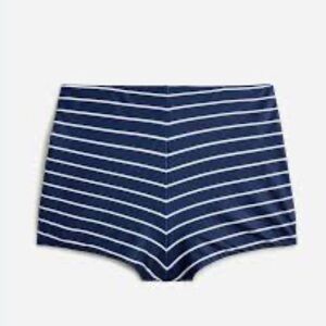 J.crew  reversible NWT navy striped bikini bottoms 3x
